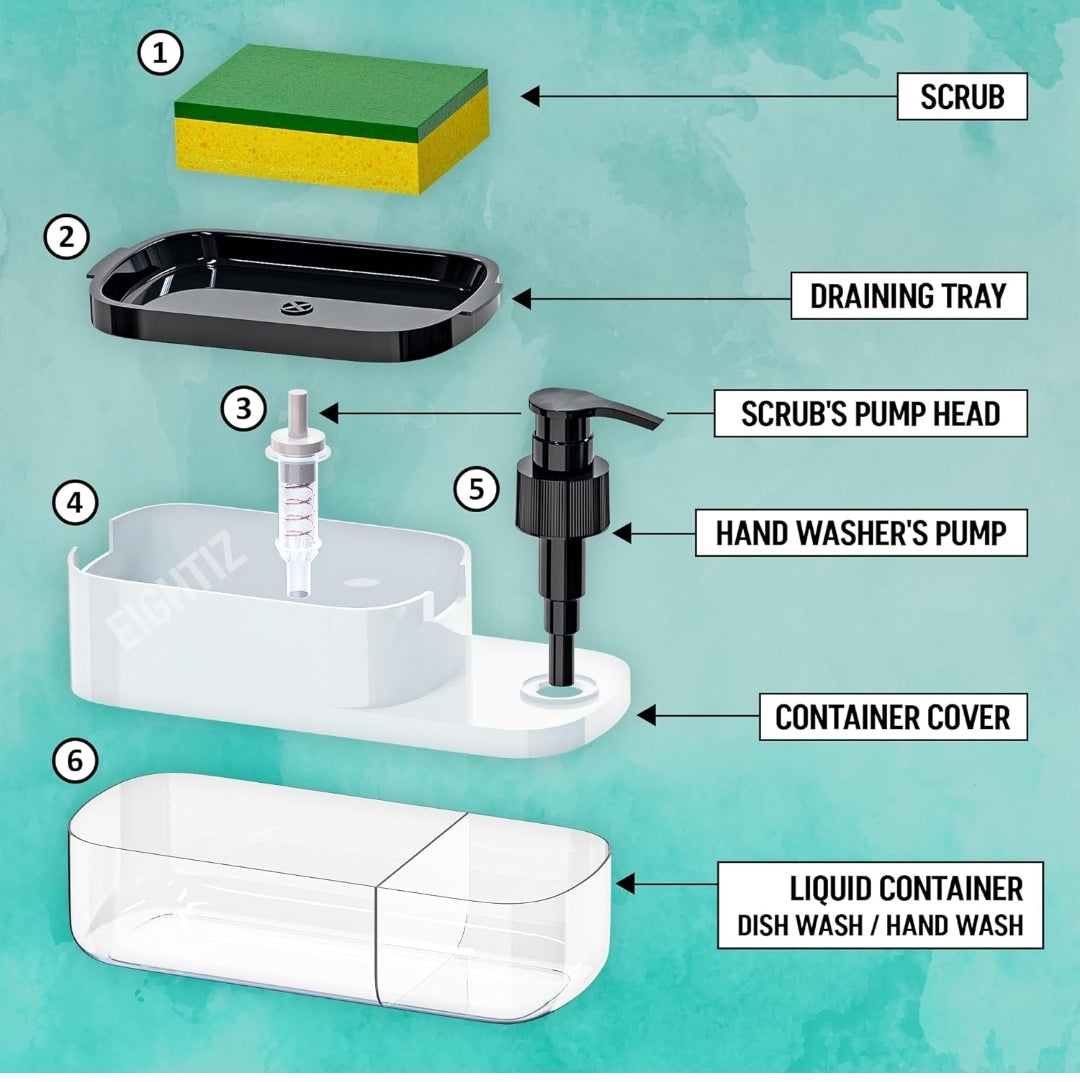 Liquid Dispenser Sponge Holder